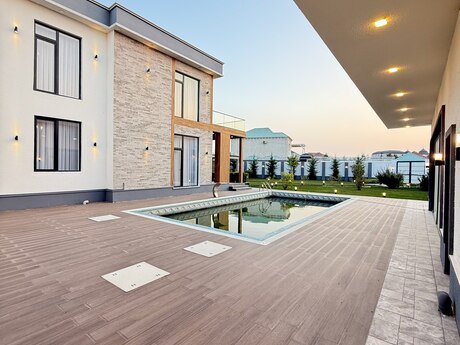 6 otaqlı həyət evi/bağ evi - Mərdəkan q. - 450 m²
