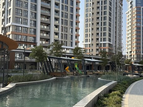 4 otaqlı yeni tikili - Bakmil m. - 128.9 m²