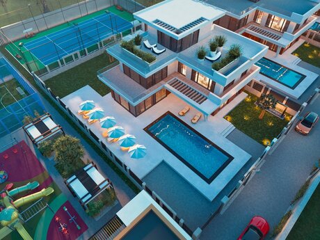 6 otaqlı həyət evi, 320 m², Bilgəh: 900 000 ₼ 5