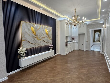 3 otaqlı yeni tikili - 8 Noyabr m. - 104 m²