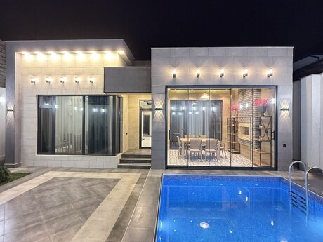 4 otaqlı həyət evi/bağ evi - Mərdəkan q. - 140 m²
