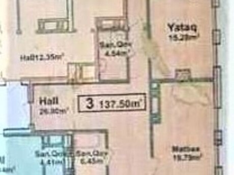 3-комн. новостройка - м. Ази Асланов - 138 м²