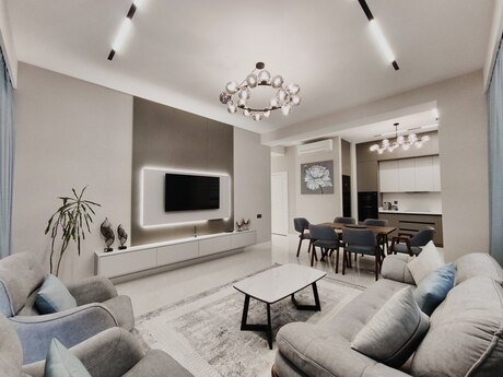 3 otaqlı yeni tikili - Ağ şəhər q. - 120 m²