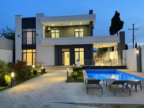 5 otaqlı həyət evi/bağ evi - Mərdəkan q. - 450 m²