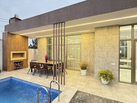 4 otaqlı həyət evi/bağ evi - Mərdəkan q. - 160 m²