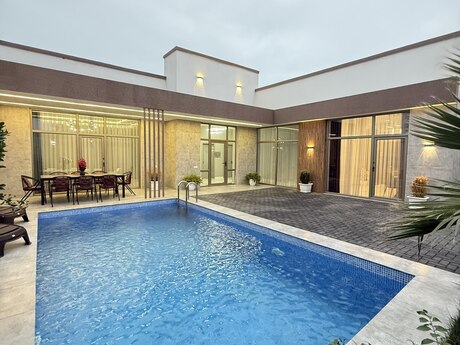 4 otaqlı həyət evi/bağ evi - Mərdəkan q. - 160 m²