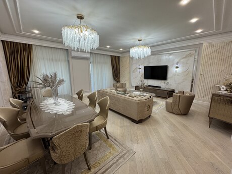 4 otaqlı yeni tikili - Şah İsmayıl Xətai m. - 270 m²
