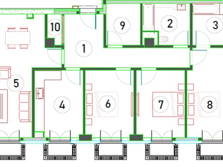 4-room apartment, 120 m², Knightsbridge Residence White City: 612 000 ₼ 2