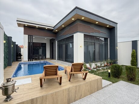 4 otaqlı həyət evi/bağ evi - Mərdəkan q. - 150 m²