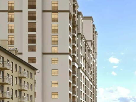 1 otaqlı yeni tikili - Bakıxanov q. - 60.4 m²