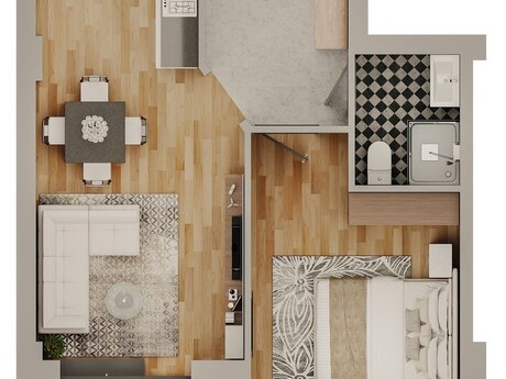 2 otaqlı yeni tikili - Masazır q. - 56 m²