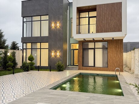 5 otaqlı həyət evi/bağ evi - Mərdəkan q. - 220 m²