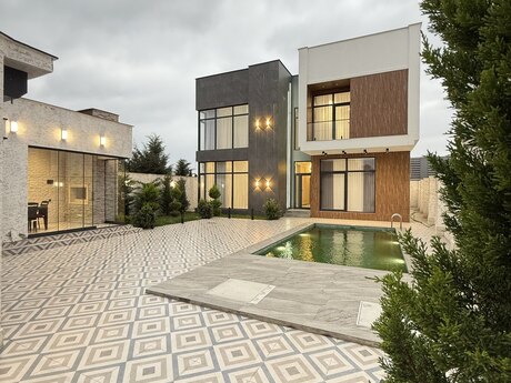 5 otaqlı həyət evi/bağ evi - Mərdəkan q. - 220 m²