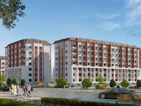 2 otaqlı yeni tikili - Masazır q. - 52.5 m²