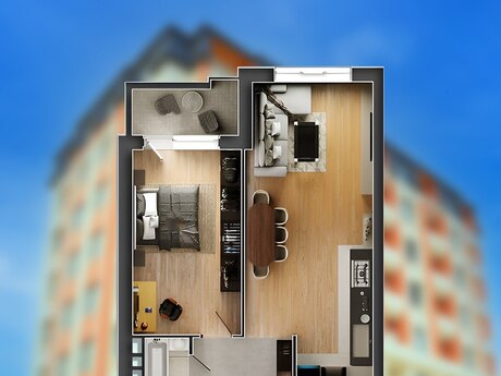 2 otaqlı yeni tikili - Masazır q. - 63.9 m²