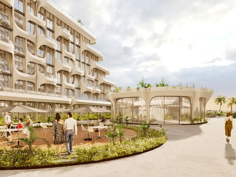 1 otaqlı yeni tikili - Nardaran q. - 58.7 m²