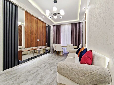 2 otaqlı yeni tikili - Qara Qarayev m. - 69.8 m²