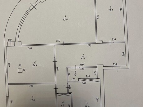 4 otaqlı yeni tikili - Binəqədi r. - 204 m²
