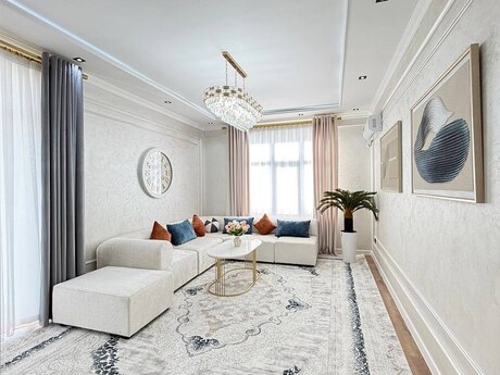 3 otaqlı yeni tikili - Şah İsmayıl Xətai m. - 125 m²