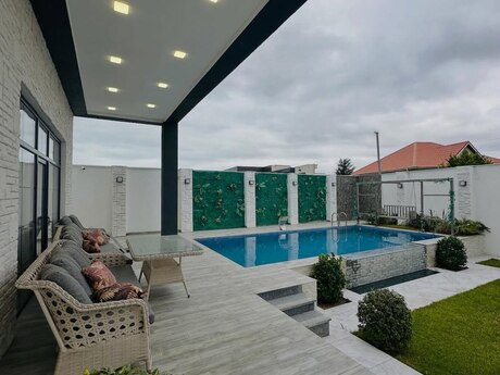 4 otaqlı həyət evi/bağ evi - Mərdəkan q. - 250 m²