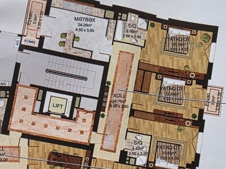 3 otaqlı mənzil, 137 m², Ağ şəhər: 550 000 ₼ 3