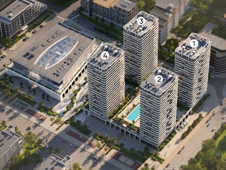 1 otaqlı yeni tikili - Nardaran q. - 57.2 m²
