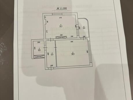 2-комн. новостройка - м. Элмляр Академиясы - 74 м²