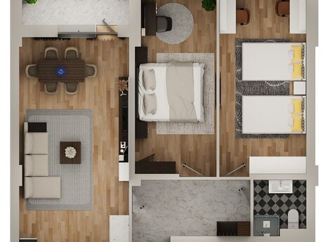 3 otaqlı yeni tikili - Masazır q. - 93 m²