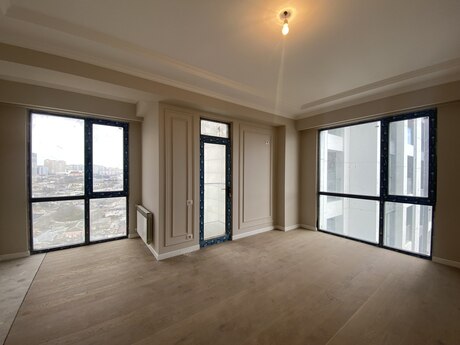 2 otaqlı yeni tikili - İnşaatçılar m. - 56 m²