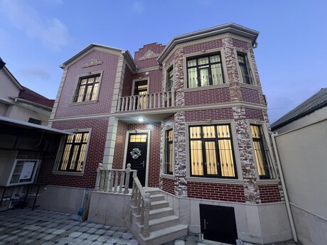 6 otaqlı həyət evi/bağ evi - Biləcəri q. - 240 m²
