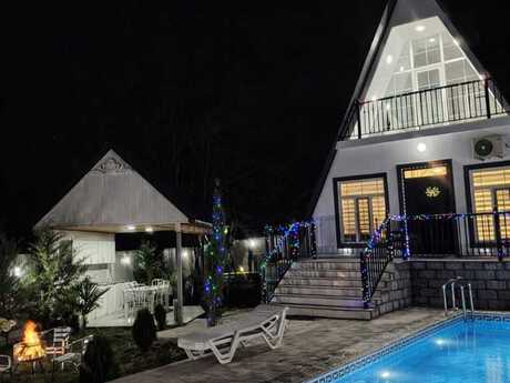 4 otaqlı həyət evi/bağ evi - Qəbələ - 160 m²