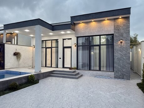 4 otaqlı həyət evi/bağ evi - Şağan q. - 135 m²