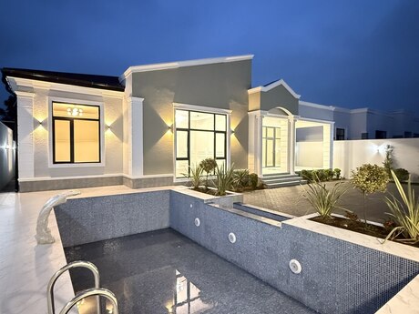 4 otaqlı həyət evi/bağ evi - Mərdəkan q. - 180 m²
