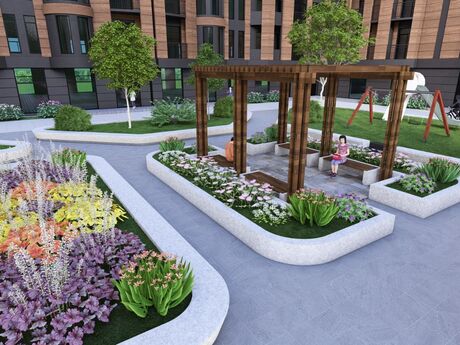 1 otaqlı yeni tikili - İnşaatçılar m. - 62 m²