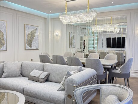 3 otaqlı yeni tikili - Ağ şəhər q. - 145 m²