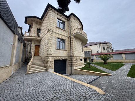 6 otaqlı həyət evi/bağ evi - Şah İsmayıl Xətai m. - 550 m²