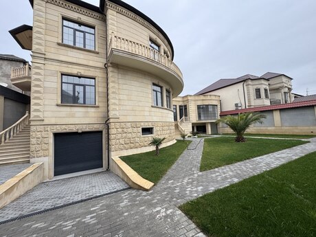 6 otaqlı həyət evi/bağ evi - Şah İsmayıl Xətai m. - 550 m²