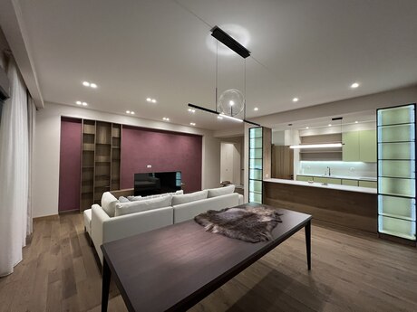 3 otaqlı yeni tikili - Şah İsmayıl Xətai m. - 132 m²