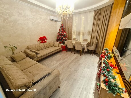 3 otaqlı yeni tikili - Bakıxanov q. - 75 m²