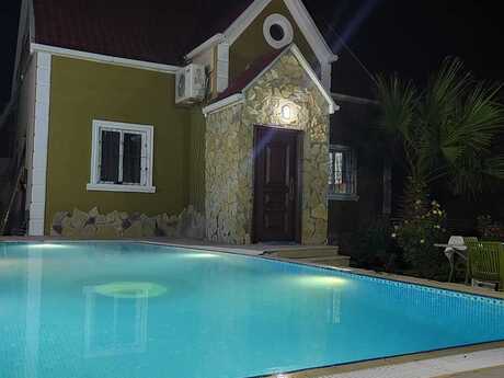 4 otaqlı həyət evi/bağ evi - Zabrat q. - 120 m²