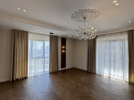 3 otaqlı yeni tikili - Şah İsmayıl Xətai m. - 127.5 m²