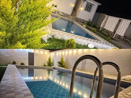 4 otaqlı həyət evi/bağ evi - Qəbələ - 150 m²