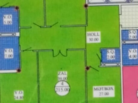 4 otaqlı yeni tikili - Gənclik m. - 215 m²