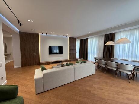 Ağ şəhərdə 3 otaqlı yeni tikili mənzil kirayə verilir, 130 m², 2 500 AZN/ay, şəkil 3 / 12
