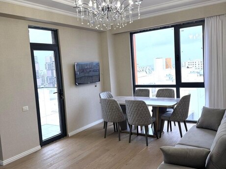 3 otaqlı yeni tikili - İnşaatçılar m. - 90 m²