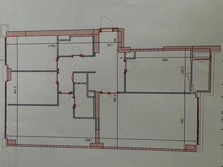 4 otaqlı yeni tikili - Bakmil m. - 128.9 m²