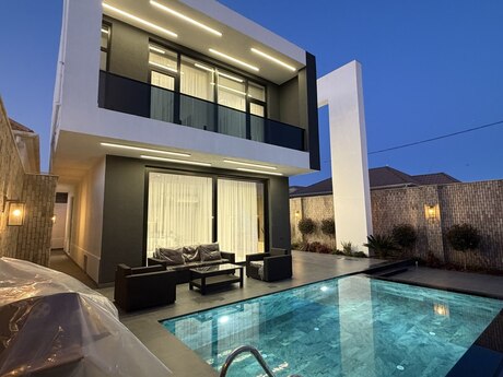 4 otaqlı həyət evi/bağ evi - Mərdəkan q. - 200 m²