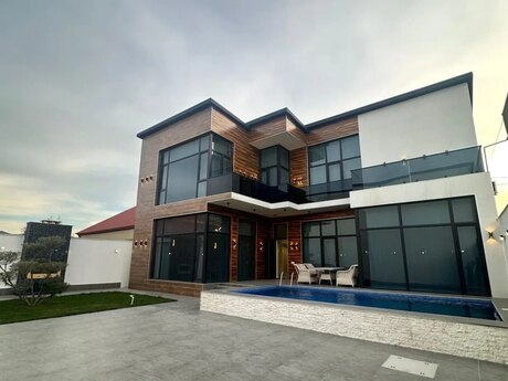 4 otaqlı həyət evi/bağ evi - Mərdəkan q. - 400 m²