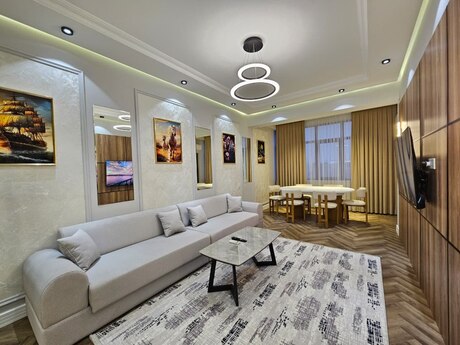 2 otaqlı yeni tikili - Şah İsmayıl Xətai m. - 67 m²