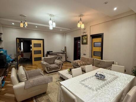 3 otaqlı yeni tikili - Şah İsmayıl Xətai m. - 120 m²